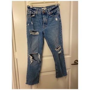 Forever 21 Distressed Boyfriend Jeans